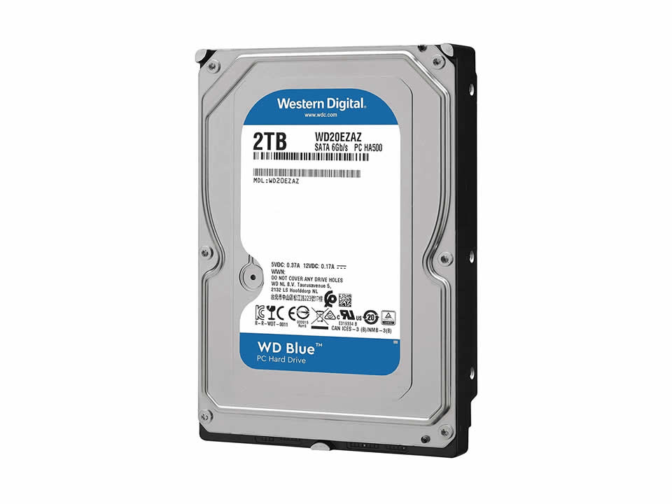 Hard Disk WESTERN DIGITAL BLUE 2.0TB 5400RPM 256MB SATA 6Gb/s [WD20EZAZ]