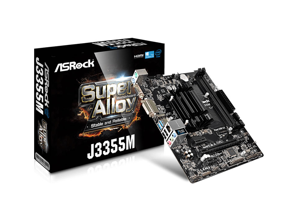 MB ASROCK J3355M c/ Intel Dual-Core Celeron J3355 (MICRO ATX)