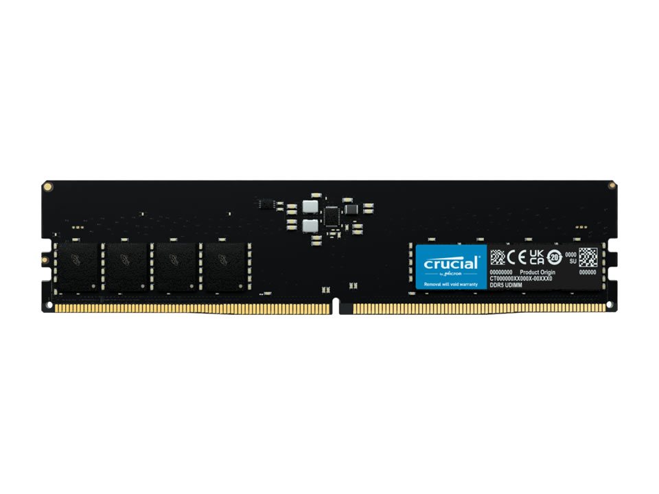 Memória 16GB DDR5 4800MHz/1.1V (PC5-38400) CRUCIAL [CT16G48C40U5]