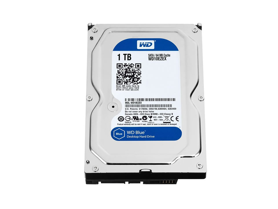 Hard Disk WESTERN DIGITAL BLUE 1.0TB 7200RPM 64MB SATA 6Gb/s [WD10EZEX]