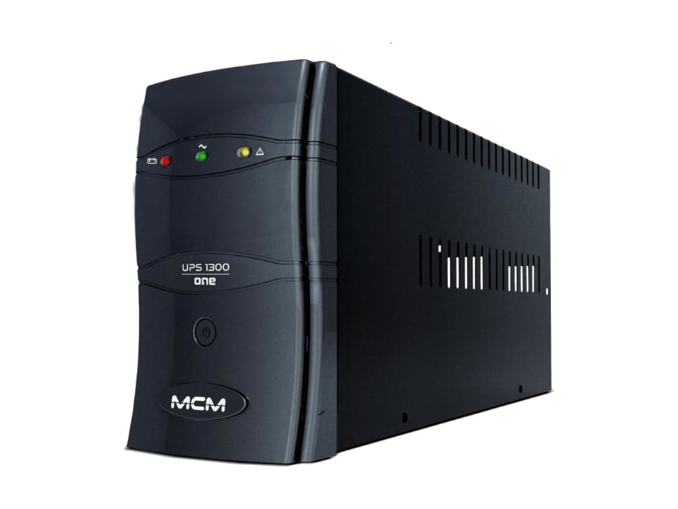 No-Break MCM UPS1300 One 3.1 1300VA (650W) Preto (E:Bi-Aut / S:115V / T:6)