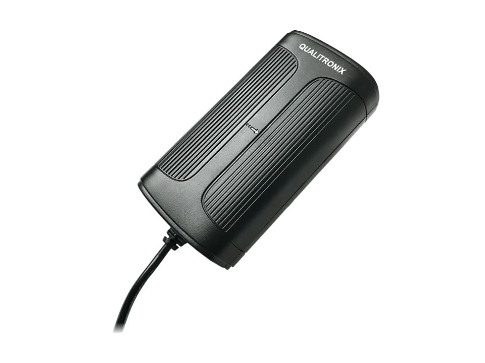 Mini No-Break 12V/1A QUALITRONIX [QNB01] Preto (Bateria 2500mAh/Plug P4)