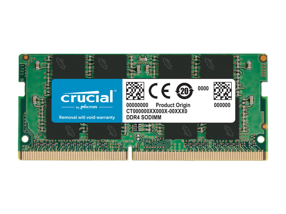 Memória NOTEBOOK 16GB DDR4 3200MHz/1.2V (PC4-25600) CRUCIAL [CT16G4SFRA32A]