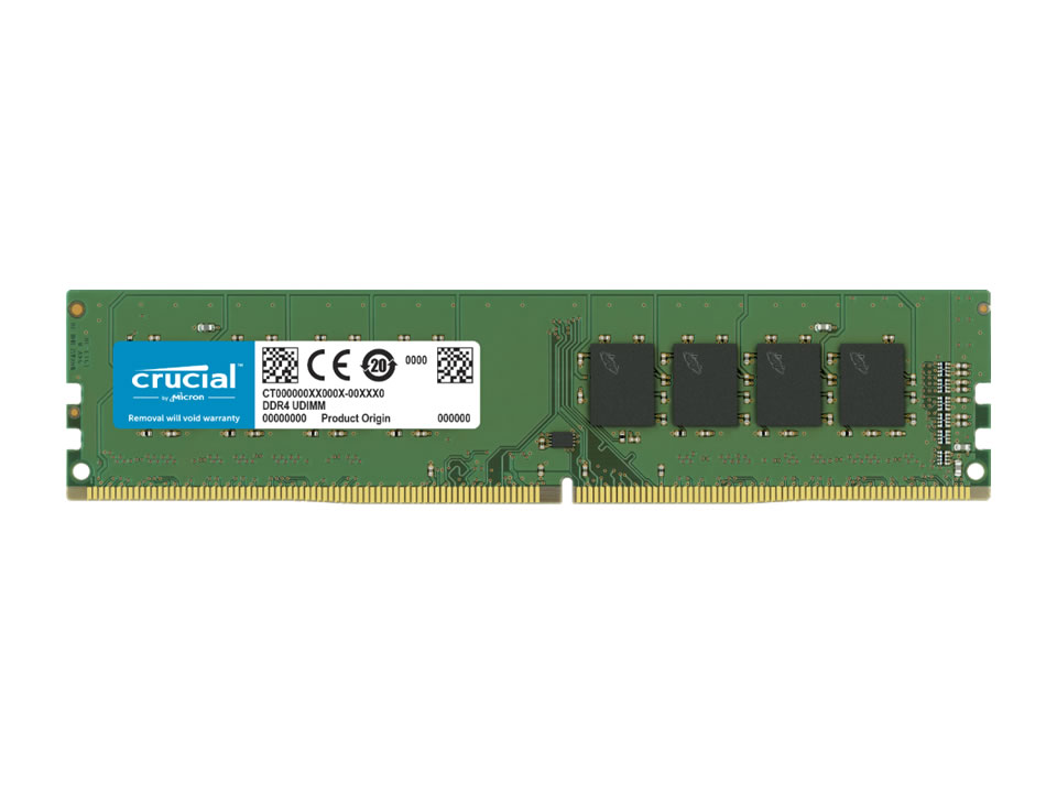 Memória 16GB DDR4 2666MHz/1.2V (PC4-21300) CRUCIAL Basics [CB16GU2666]