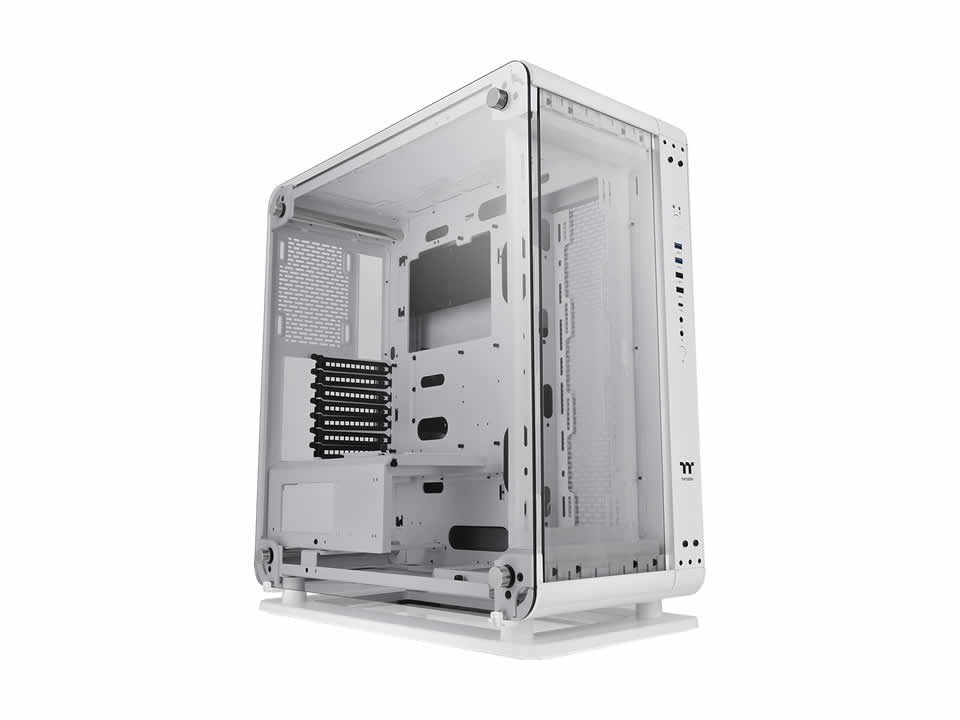 Gabinete ATX THERMALTAKE Core P6 TG Snow Edition [CA-1V2-00M6WN-00] - SEM FONTE (2U2/2U3/1UC3/HDA/VT/FI)