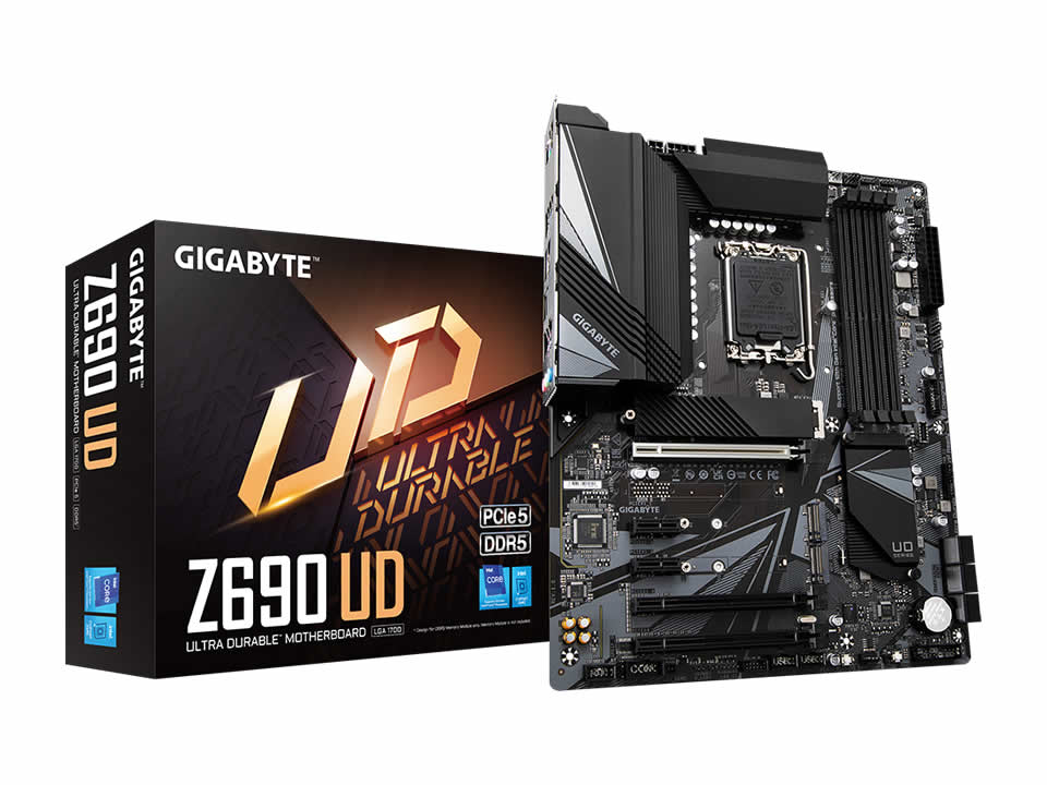 MB GIGABYTE Z690 UD p/ Intel LGA1700 4xDDR5/3xPCI-e/6xSATA/3xM.2