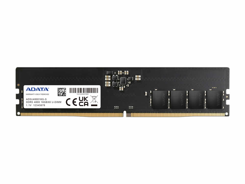 Memória 16GB DDR5 4800MHz/1.1V (PC5-38400) ADATA [AD5U480016G-S]