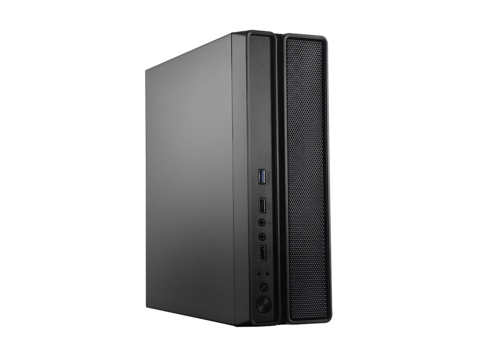 Gabinete Micro ATX BLUECASE SlimDesk [BG-2002BX] Preto 200W (2U2/1U3/HDA/LP/FLEX) c/ Cabo de Força