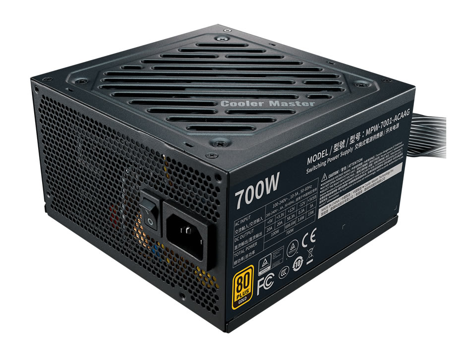 Fonte ATX COOLERMASTER G700 Gold [MPW-7001-ACAAG] PFC Ativo / 80 Plus Gold