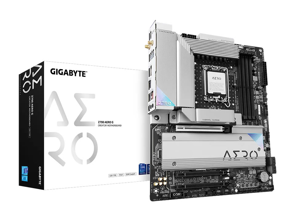 MB GIGABYTE Z790 AERO G p/ Intel LGA1700 4xDDR5/3xPCI-e/4xSATA/5xM.2