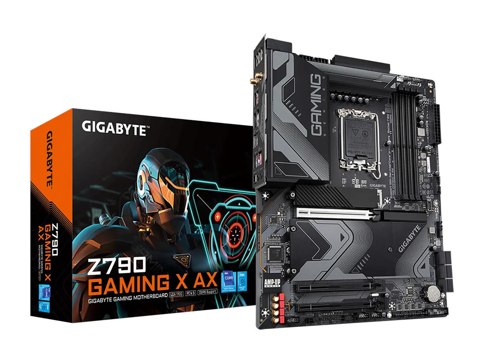 MB GIGABYTE Z790 GAMING X AX p/ Intel LGA1700 4xDDR5/3xPCI-e/6xSATA/4xM.2