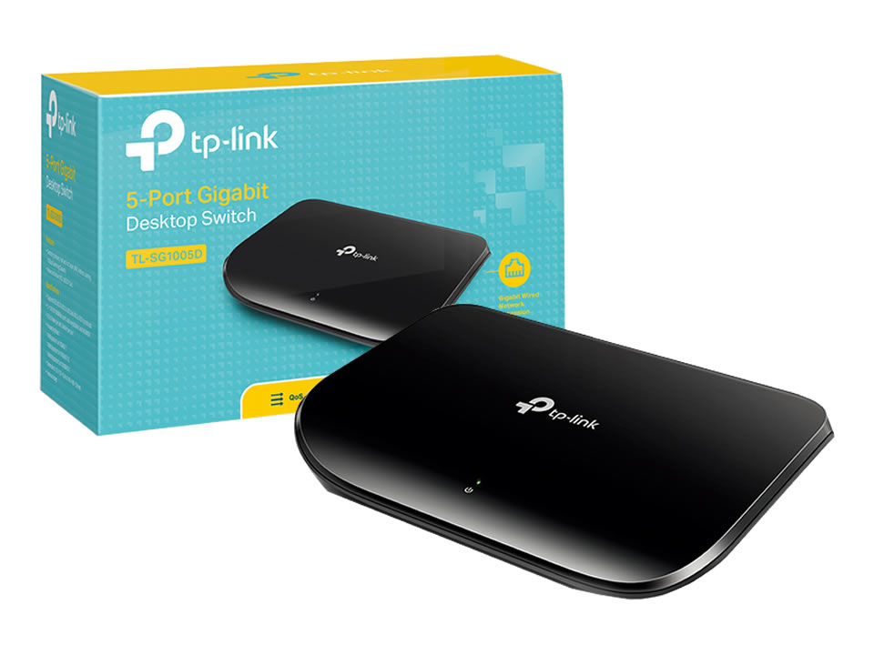 Switch 05 portas 10/100/1000 Mbps TP-LINK [TL-SG1005D]