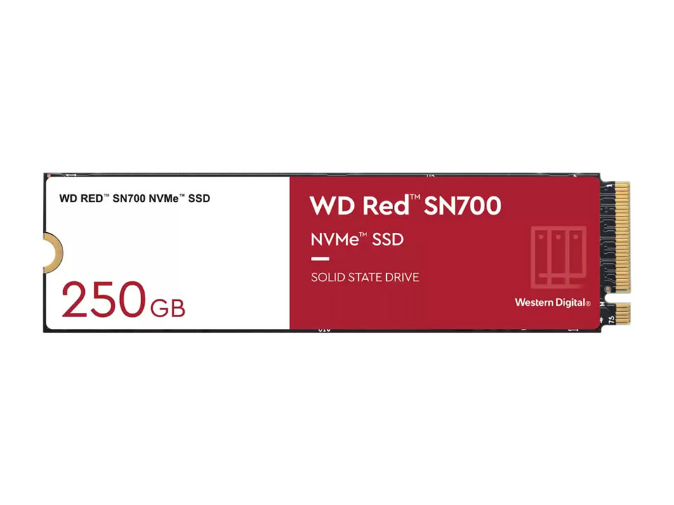 SSD WD RED SN700 250GB [WDS250G1R0C] M.2 2280 NVMe PCIe x4 Gen3