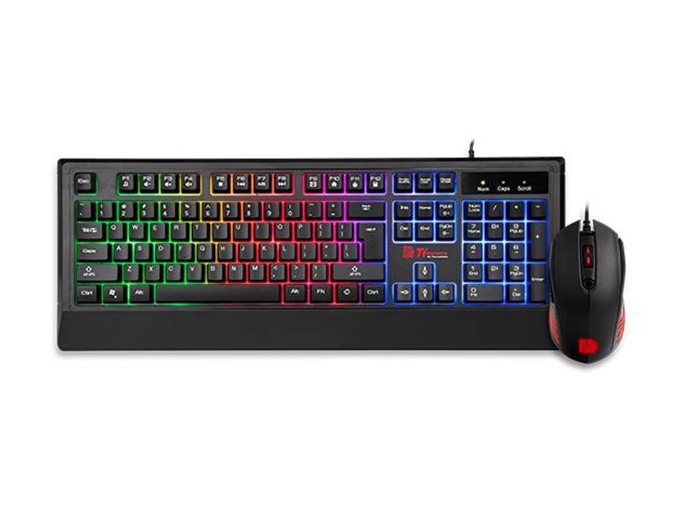 Kit Teclado + Mouse Gamer THERMALTAKE Challenger Combo [CM-CHC-WLXXPL-PB]