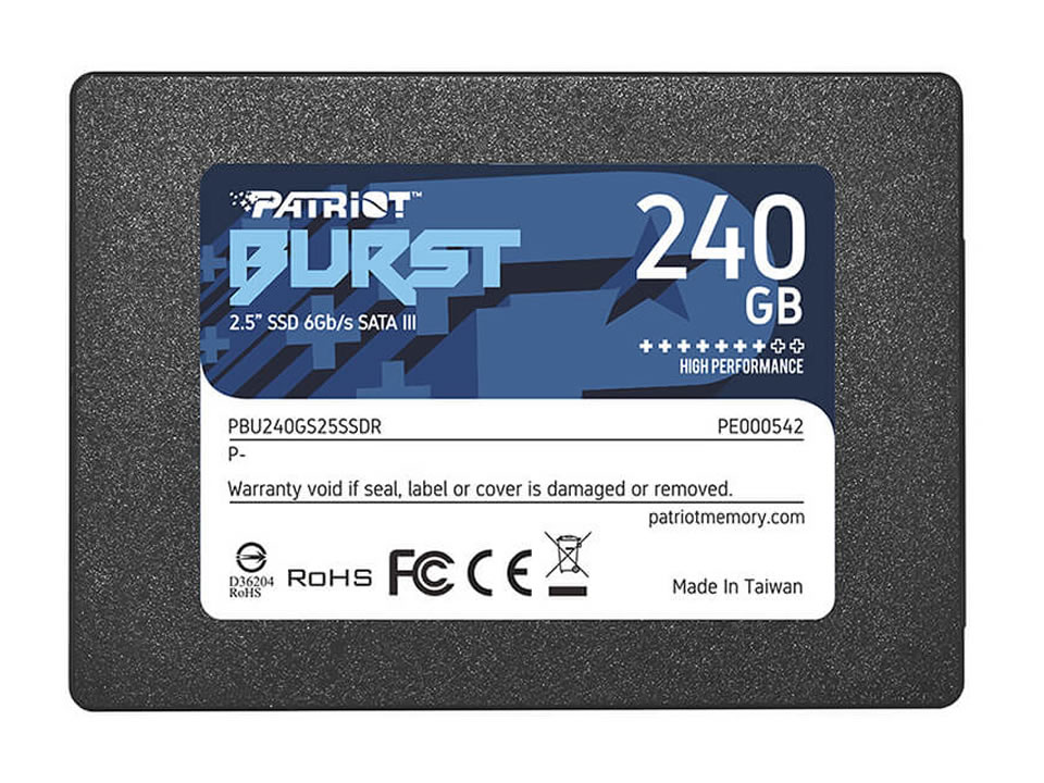 SSD PATRIOT Burst Elite 240GB [PBE240GS25SSDR] SATA 6Gb/s