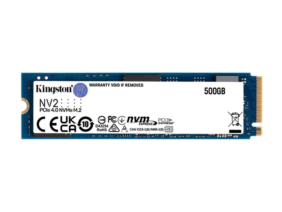 SSD KINGSTON NV2 500GB [SNV2S/500G] M.2 2280 NVMe PCIe x4 Gen4