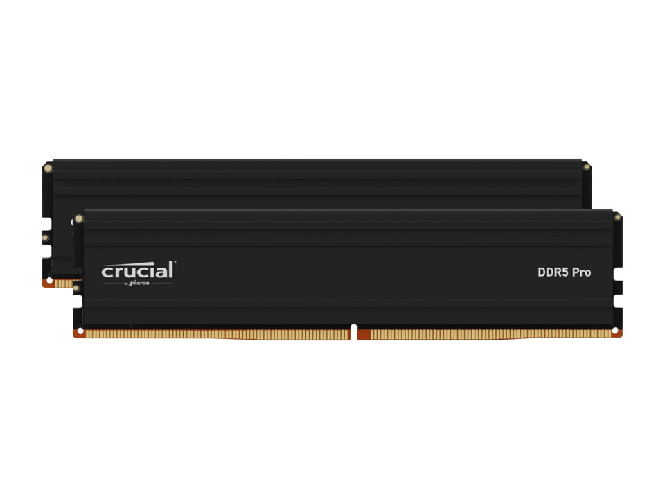 Kit Memória 2x24GB DDR5 6000MHz/1.1V (PC5-4800) CRUCIAL Pro [CP2K24G60C48U5]