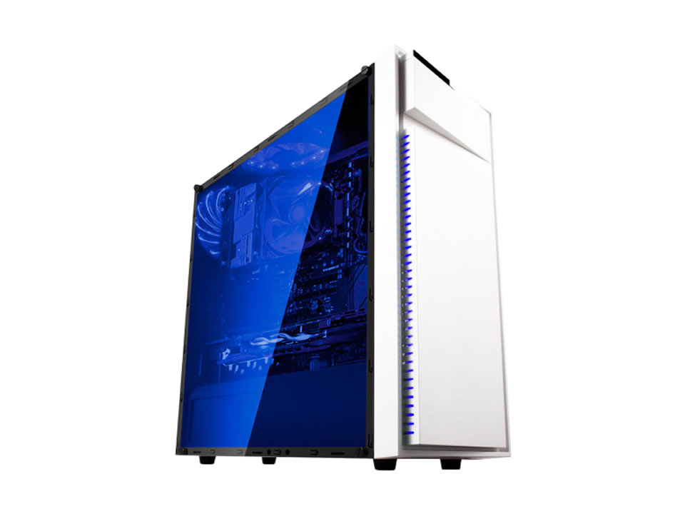 Gabinete ATX BLUECASE BG-015 Branco [BG015WGCASE] - SEM FONTE (2U2/1U3/HDA/TA/FI/0F)