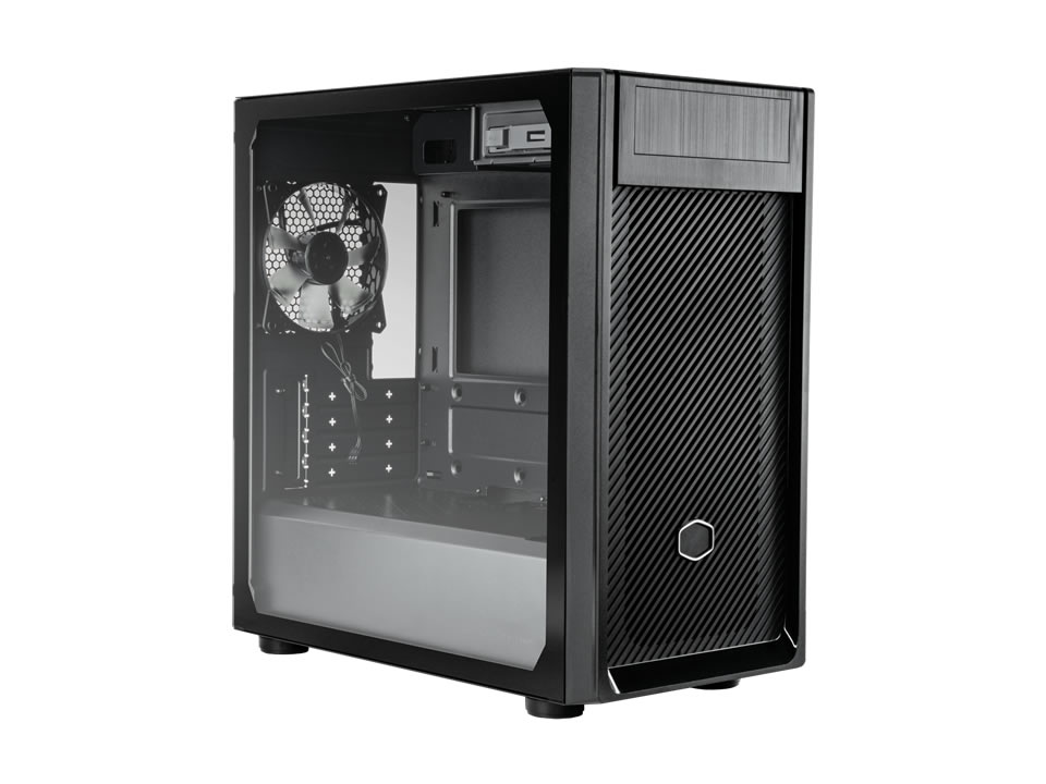 Gabinete Micro ATX COOLERMASTER Elite 300 Preto - SEM FONTE [E300-KG5N-S00] (2U3/HDAP3/1B5/VT/FI/1F)