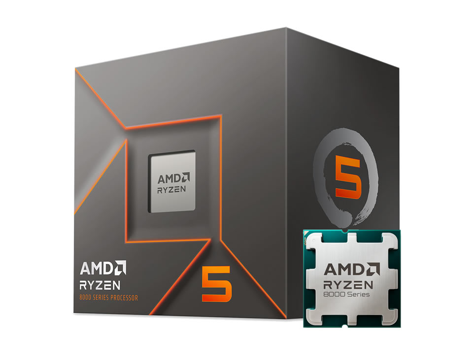 AMD Ryzen 5 8400F (6C/12T) 4.2GHz/6MB+16MB/65W/AM5 BOX [100-000001591]