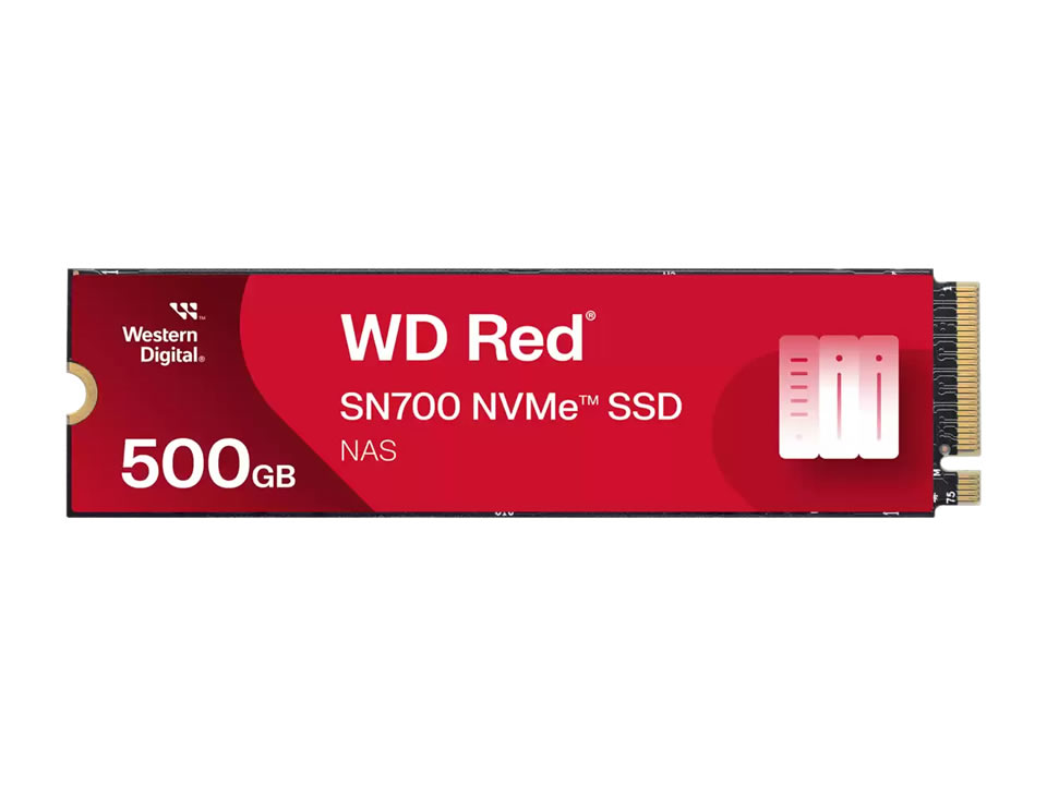 SSD WD RED SN700 500GB [WDS500G1R0C] M.2 2280 NVMe PCIe x4 Gen3