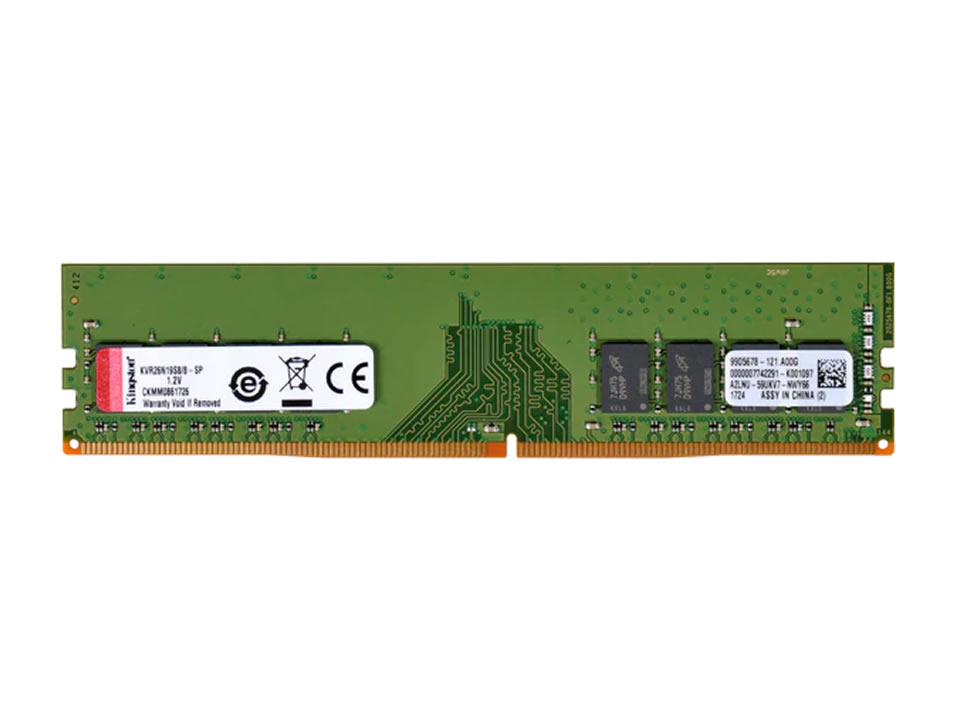 Memória 16GB DDR4 2666MHz/1.2V (PC4-21300) KINGSTON ValueRAM [KVR26N19D8/16]