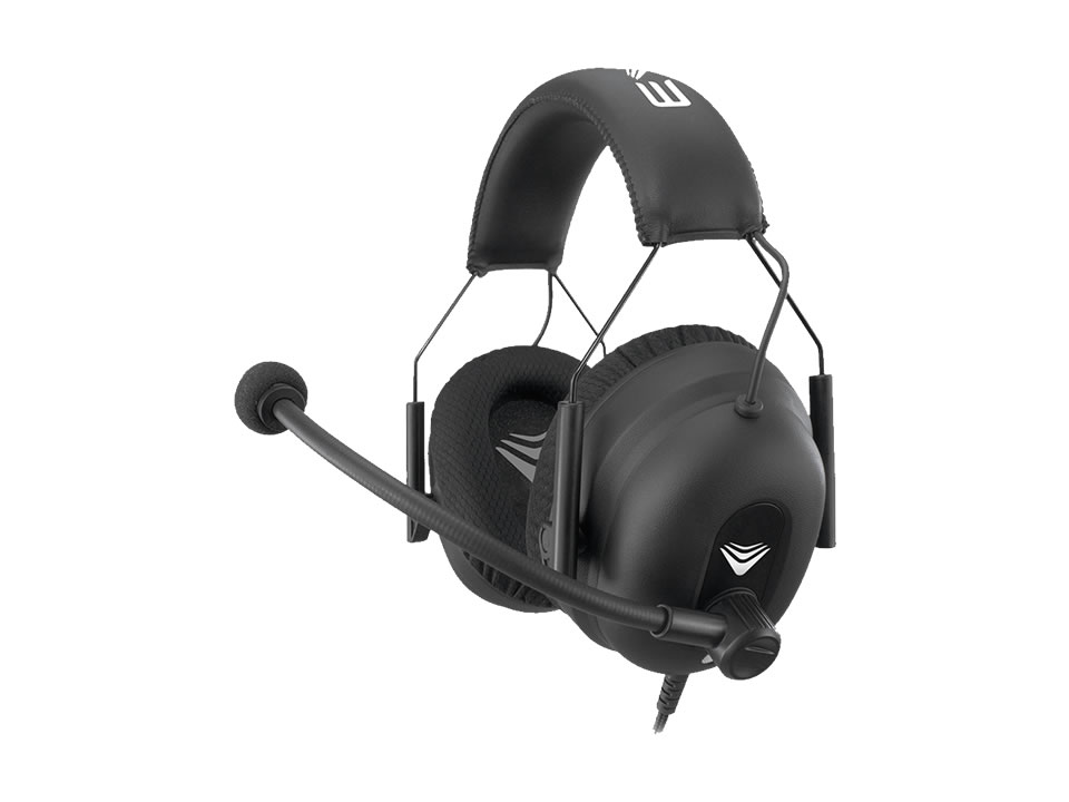 Headset Gamer EVUS F-14 Comanche Virtual Surround 7.1 Preto (P3/USB)