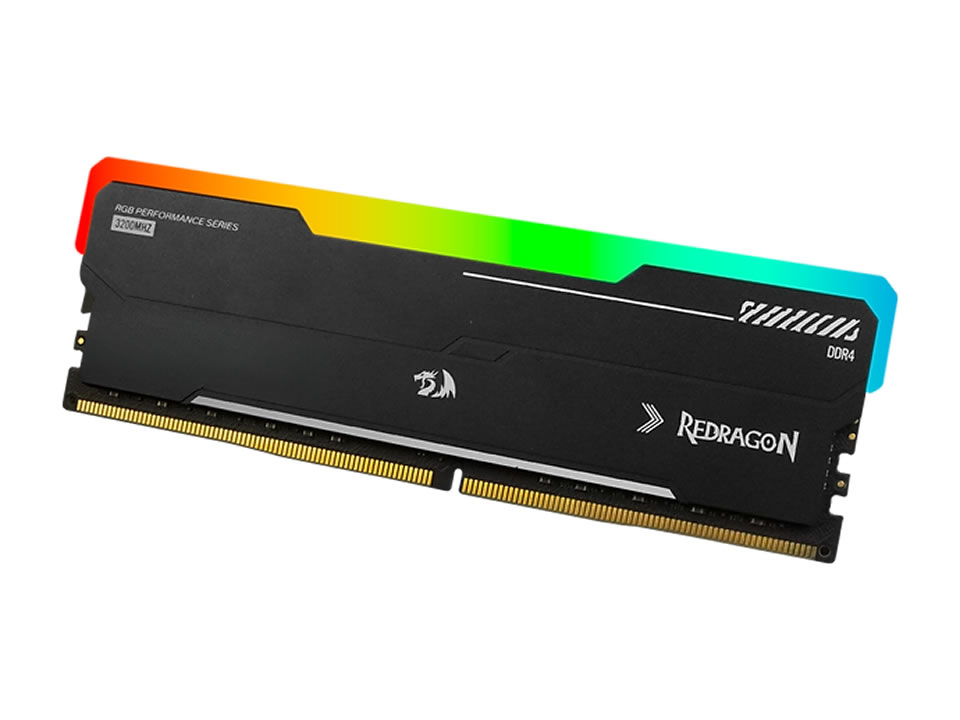 Memória 16GB DDR4 3200MHz/1.35V (PC4-25600) REDRAGON Magma RGB [GM-802]