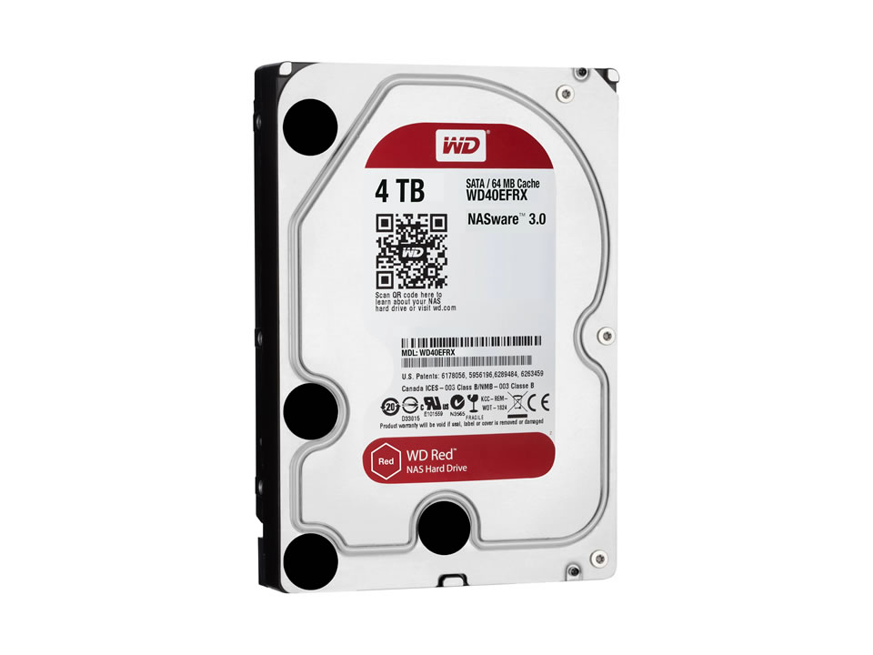 Hard Disk WESTERN DIGITAL RED Plus 4TB 5400RPM 256MB SATA 6Gb/s [WD40EFPX] (NAS/24x7)