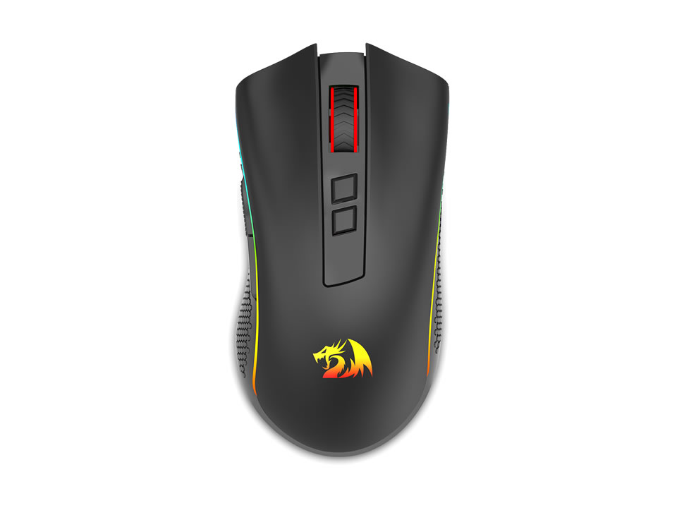 Mouse Sem Fio Gamer USB Óptico REDRAGON Cobra Pro [M711-PRO] (16000 DPI) Preto