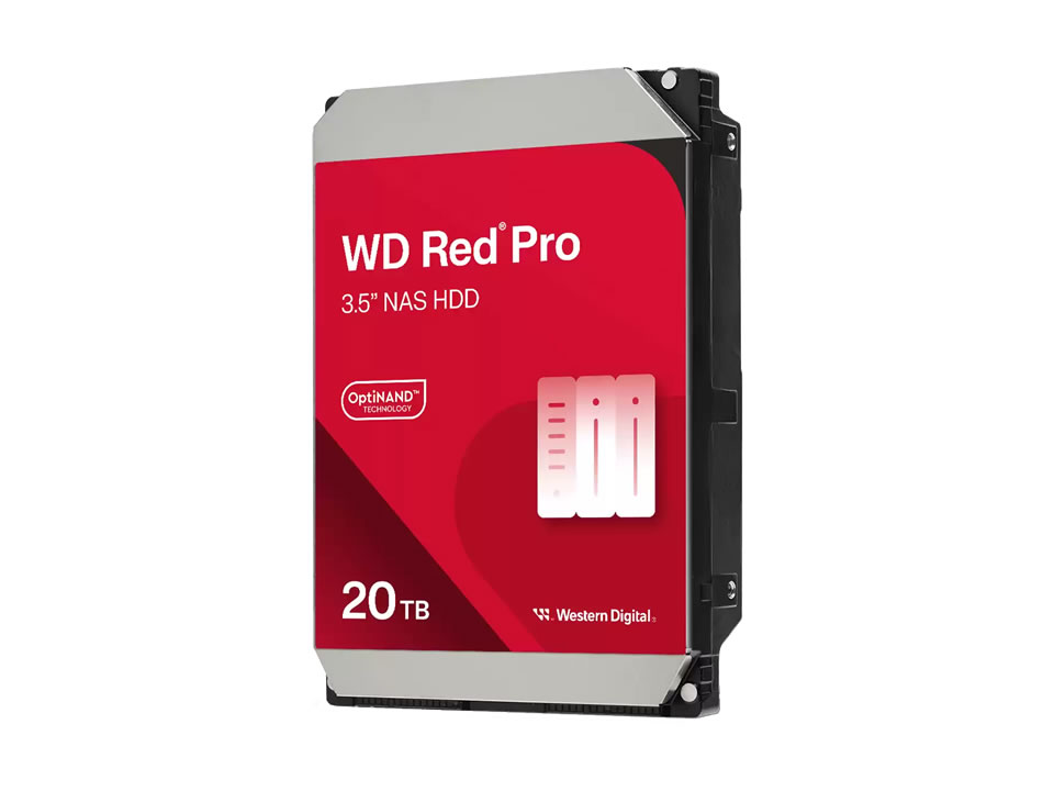 Hard Disk WESTERN DIGITAL RED Pro 20TB 7200RPM 512MB SATA 6Gb/s [WD201KFGX] (NAS/24x7)