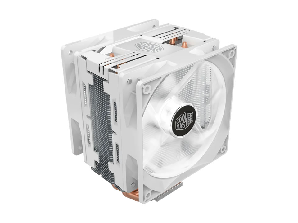 Cooler p/ Intel/AMD COOLERMASTER Hyper 212 LED Turbo White Edtioon [RR-212TW-16PW-R1] (115X/1200/1700/AM4/AM5)