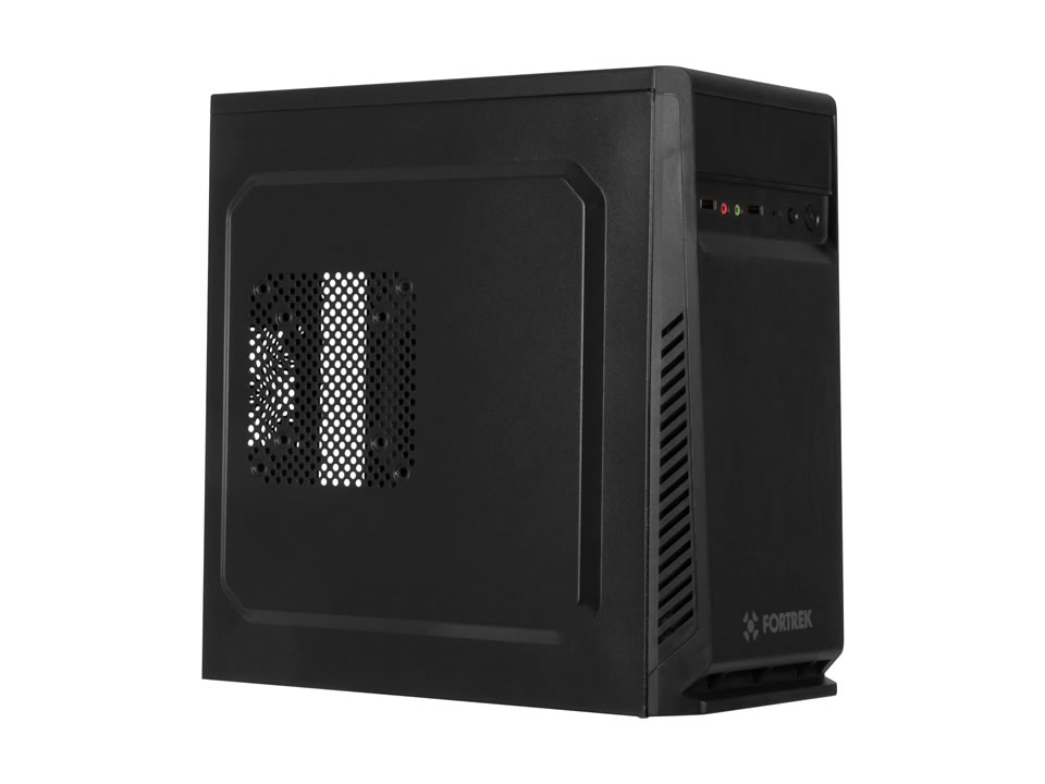 Gabinete Micro ATX FORTREK Standard [67244] Preto - SEM FONTE (2U2/AU/FS/0F)