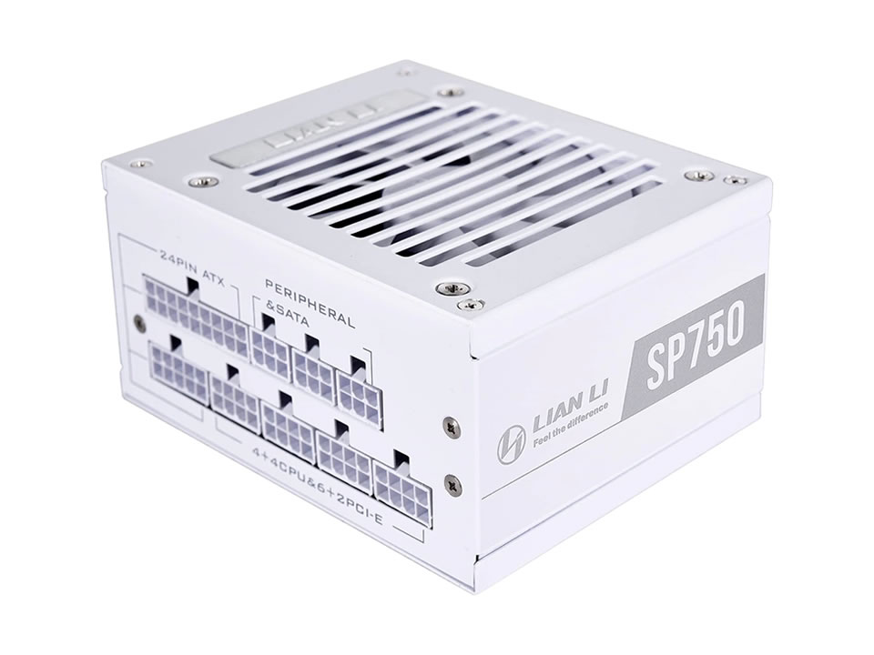 Fonte SFX LIAN LI SP750 750W WHITE PFC Ativo / Modular / 80 Plus Gold