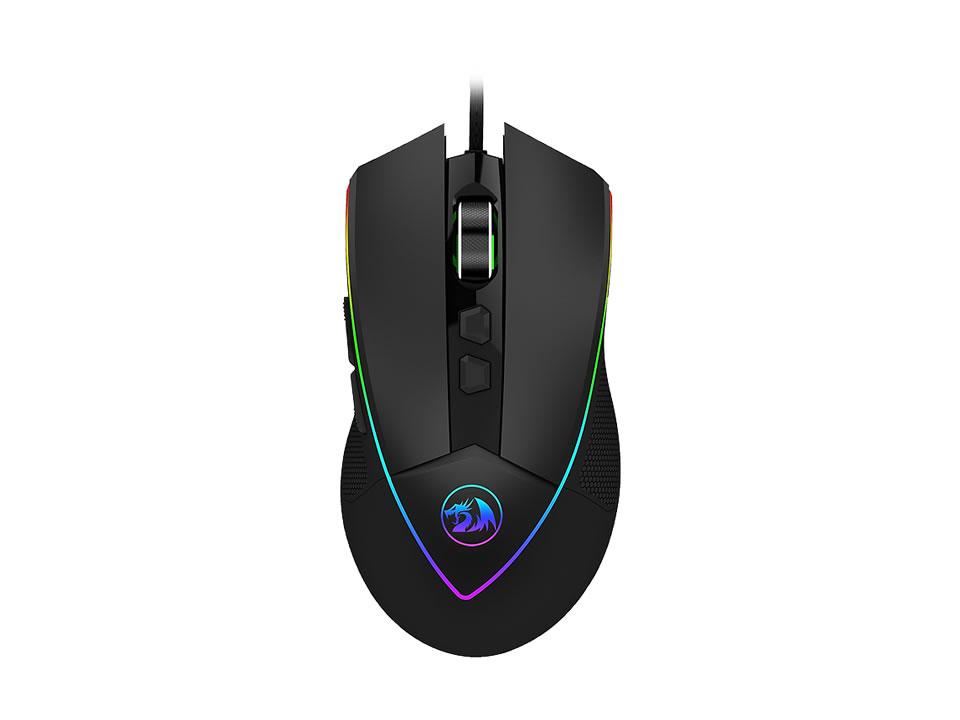 Mouse Gamer USB Óptico REDRAGON Emperor [M909-RGB] (12400 DPI) Preto