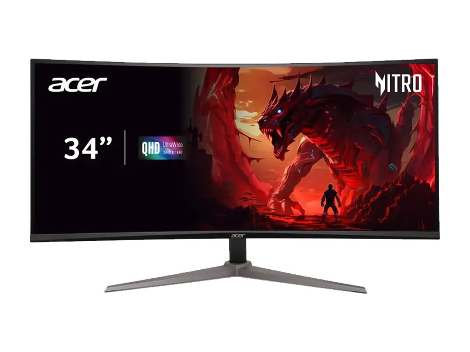 Monitor Gamer LED Ultra Wide Curvo 34