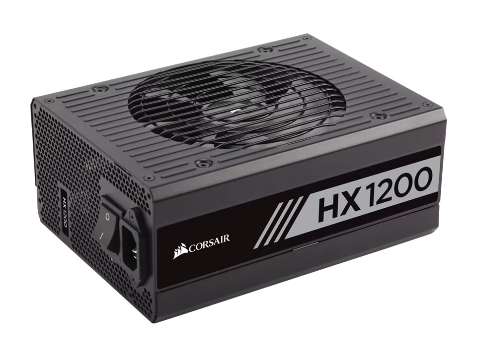 Fonte ATX CORSAIR HX1200 [CP-9020140-WW] PFC Ativo / Modular / 80 Plus Platinum